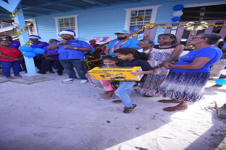 Yesterday, two single mothers from Cummings Lodge and Good Hope, East Coast Demerara, received the keys to their new homes constructed by Men on Mission.