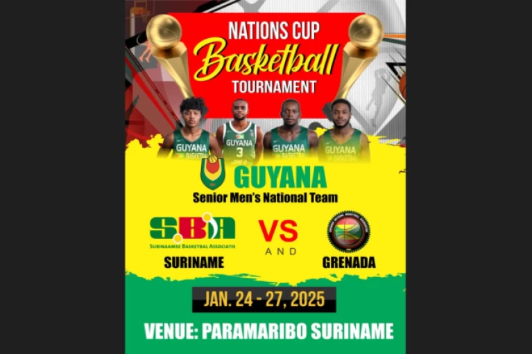  Guyana to play Suriname, Grenada in Nations Cup Basketball; 23 players shortlisted for trials