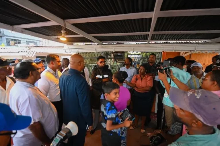 President Ali pledges additional drainage works, streetlights for Kitty